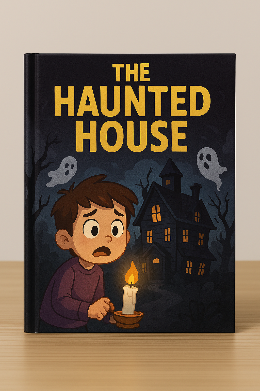 Libro personalizzato a tema Horror magico (leggero)