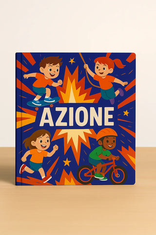 Libro da personalizzare a tema Azione