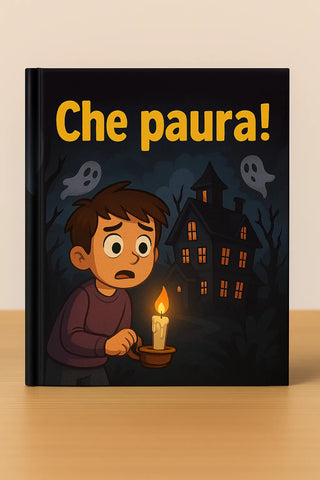 Libro da personalizzare a tema Horror magico (leggero)