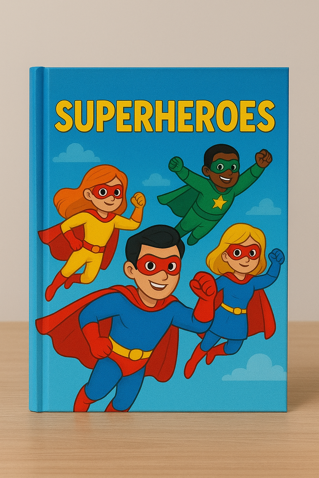 Libro personalizzato a tema Supereroi
